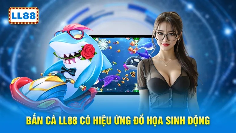 Bắn cá LL88 có hiệu ứng đồ họa sinh động 
