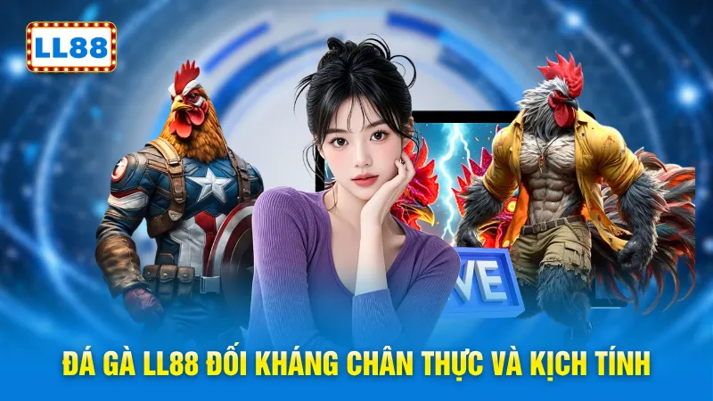 Đá gà LL88 đối kháng chân thực và kịch tính