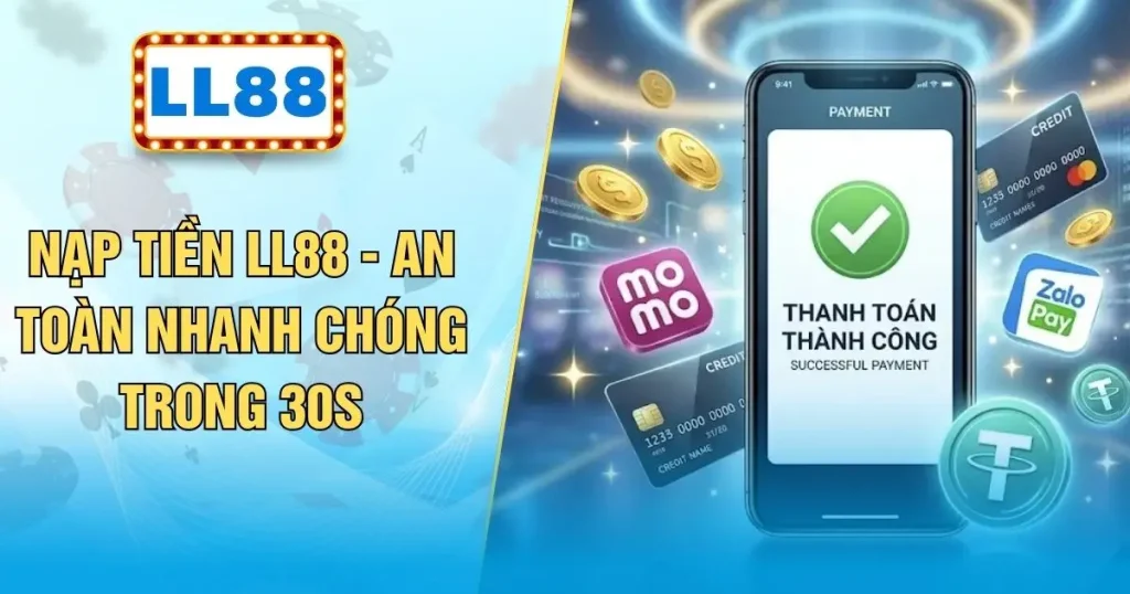 Nạp Tiền LL88 - An Toàn Nhanh Chóng Trong 30s
